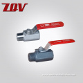 1 Piece Male Female Screwed Ball Valve